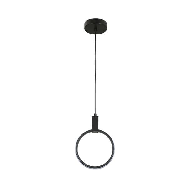 Pendente Redondo Led 3 em 1 12W Preto Ikelite Frame