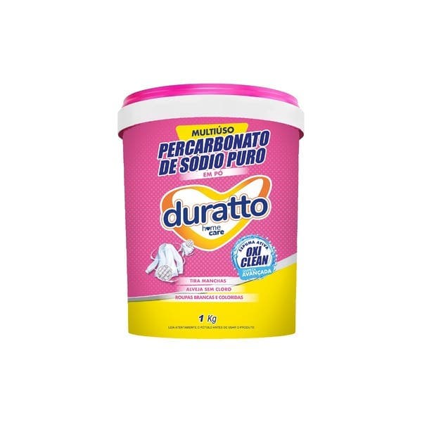 Percarbonato de Sódio Puro em Pó 1kg Neutro Tecido Duratto