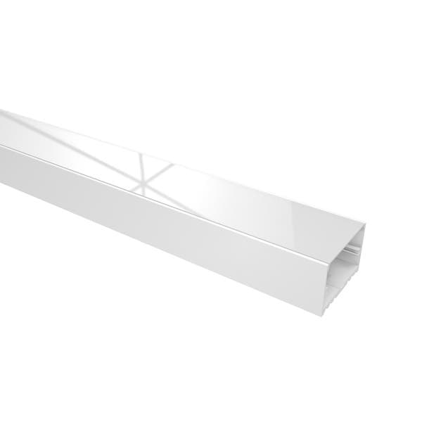 Perfil de LED Sobrepor LM978 Alumínio Branco 2,5cm x 1m Luminatti
