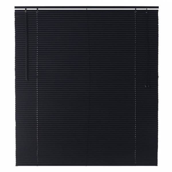 Persiana Horizontal Block PVC Preta 1,80x1,60m Topflex