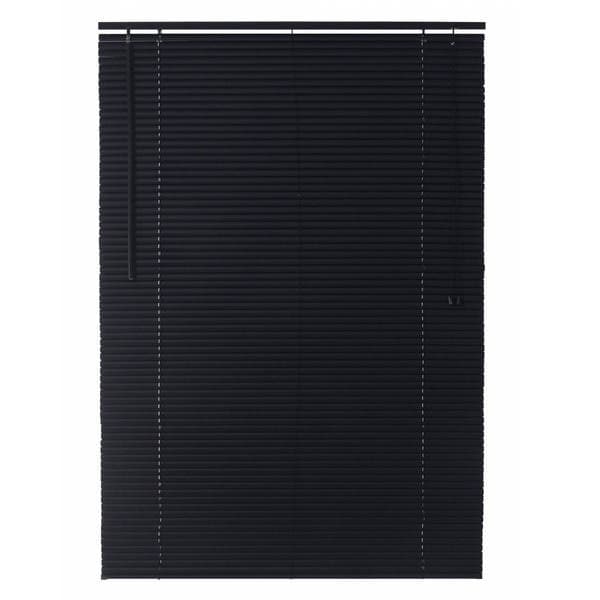 Persiana Horizontal Block PVC Preta 1x1,60m Topflex
