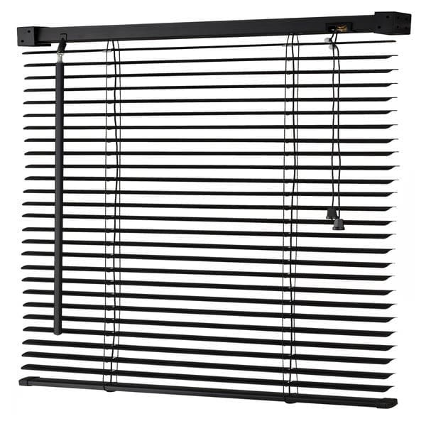 Persiana Horizontal PVC Premier Preta 1,60x1,60m