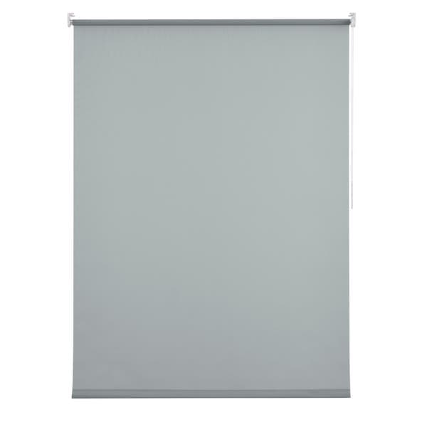 Persiana Rolô Decorativa Mara Poliéster Cinza 1,40x1,60m Inspire