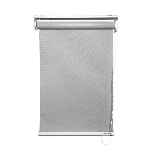 Persiana Rolô Poliéster Cinza Solar 2,2x1,2m Proteção UV Belchior