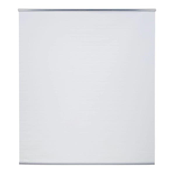 Persiana Rolô Tecido Poliéster Blackout Branca 1,60x1,60m