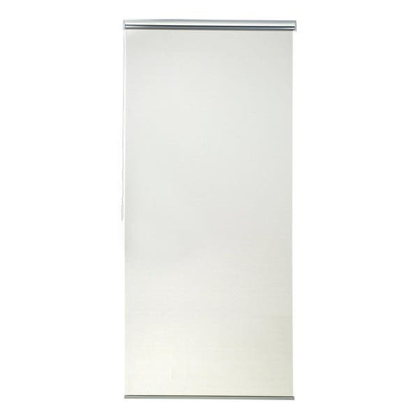 Persiana Rolô Tecido Poliéster Screen Solar Branca 1,20x2,20m