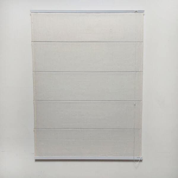Persiana Romana Bali Algodão Branco Linho 1,20x1,60m Belchior