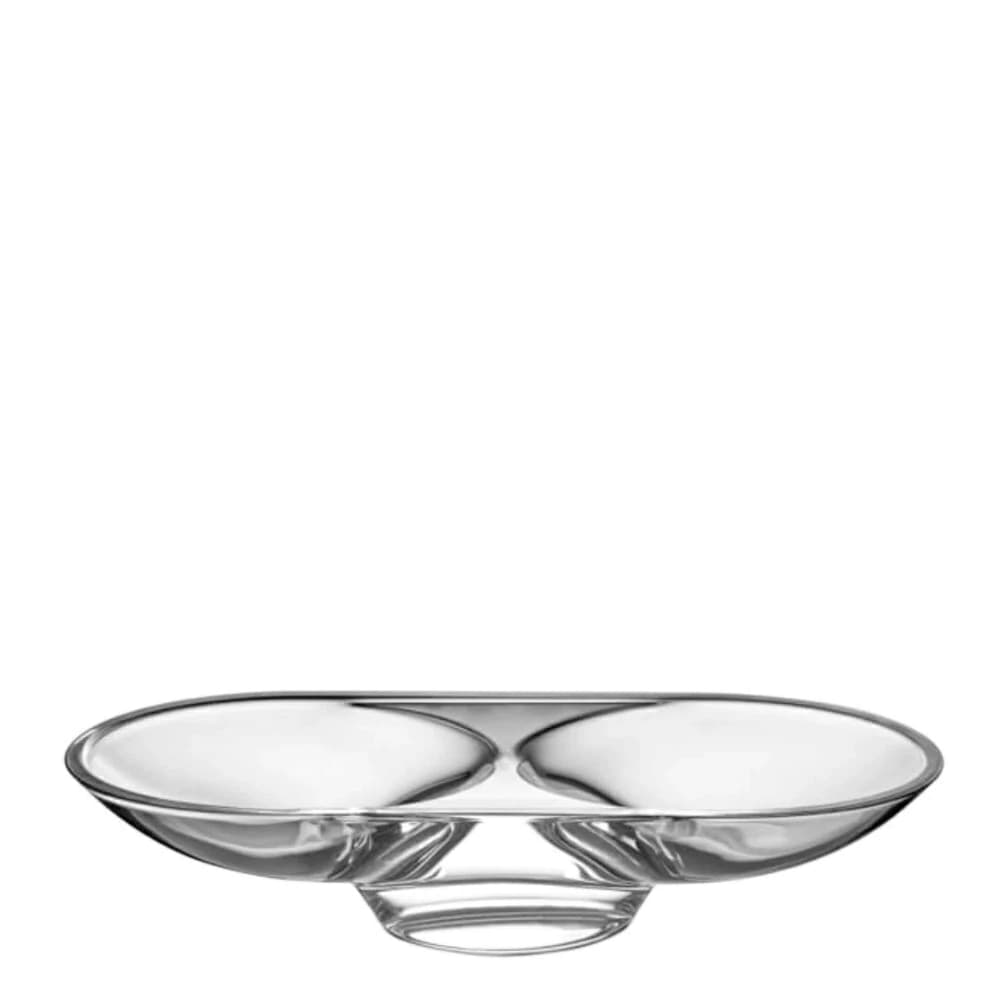 Petisqueira de Cristal Nude Glass Silhouette 22cm