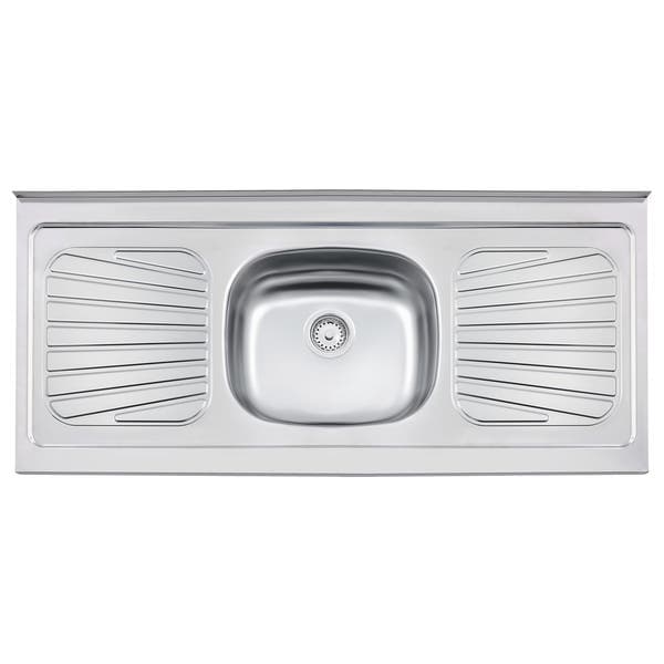 Pia de Cozinha Aço Inox Cinza 120cm Standard Tramontina