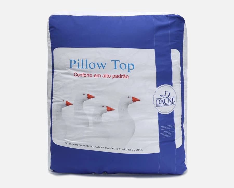 Pillow Top Penas e Plumas de Ganso Solteiro King - Daune