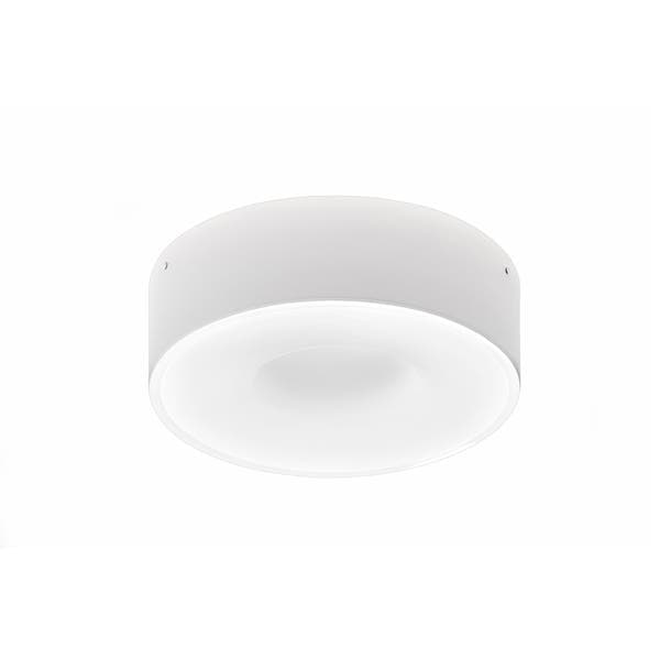 Plafon 4 Lâmpadas Branco Metal e Plástico Donuts Taschibra