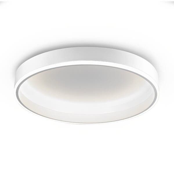 Plafon Bello Branco 40cm Luz Amarela Bivolt SL Imports