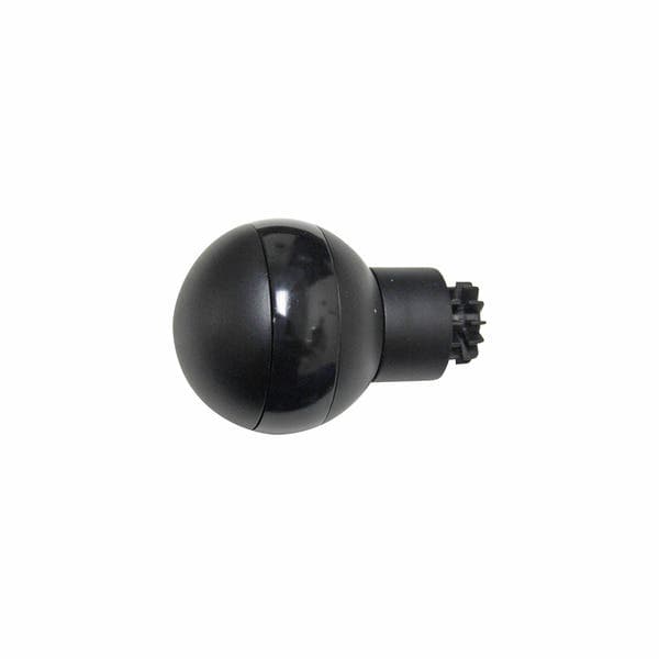 Ponteira de Varão de Cortina 28mm Alumínio Graph Preto Inspire