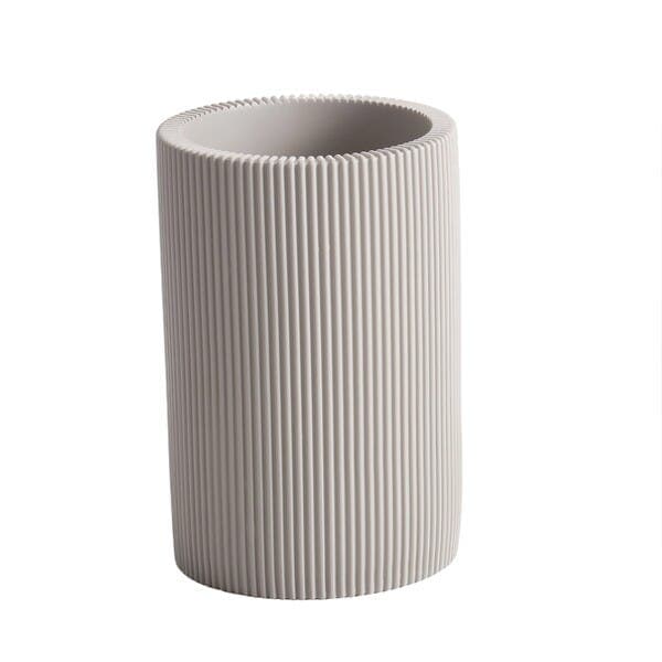Porta Escova de Dente de Bancada para Banheiro Bege Zen Coza