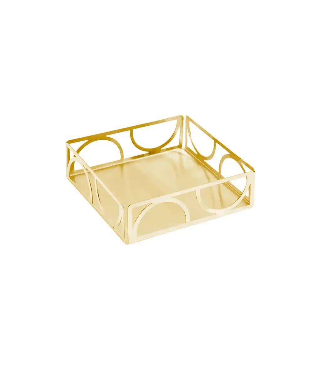 Porta-Guardanapo Venezia Ouro 24K Riva