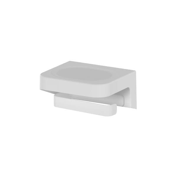 Porta Papel Higiênico de Parede Plástico Branco Eleve OU