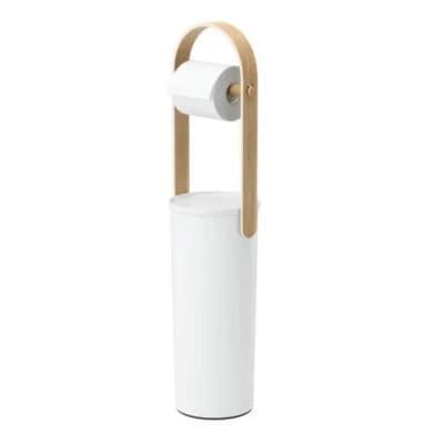Porta Papel Higiênico Umbra Bellwood Branco 68x17m