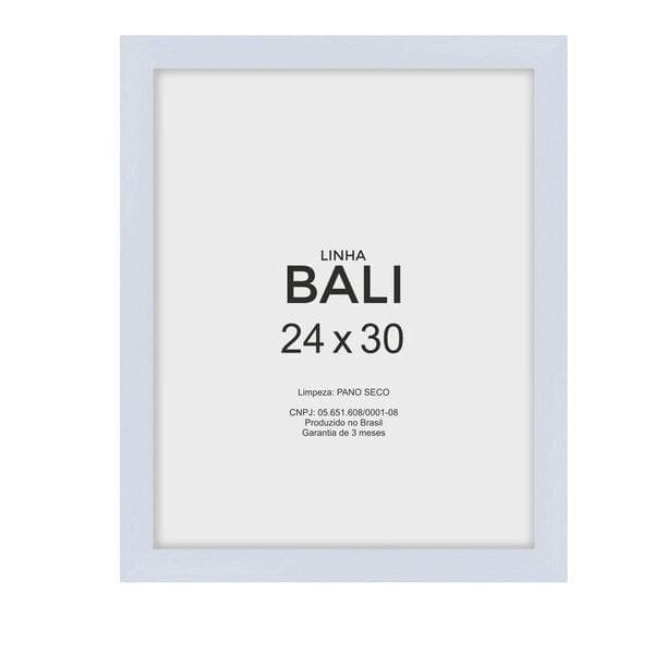 Porta Retrato Branco MDF 24x30cm Bali Tropical