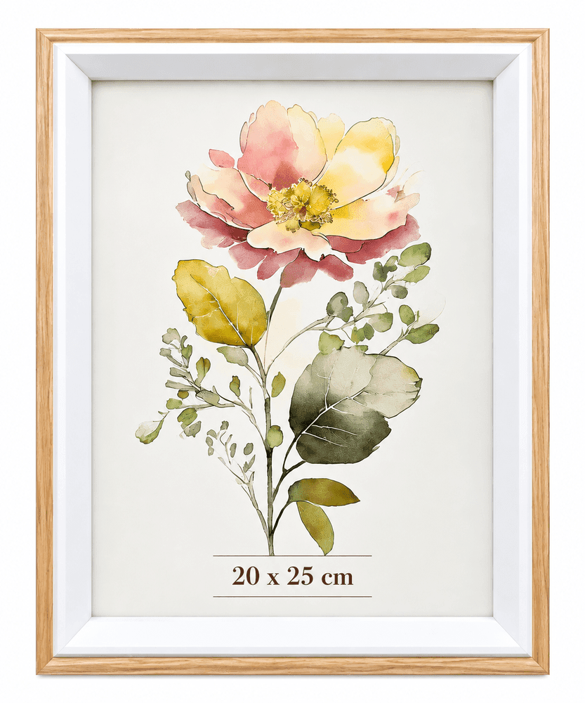 Porta Retrato Enjoy 20cm X 25cm Branco Mdf