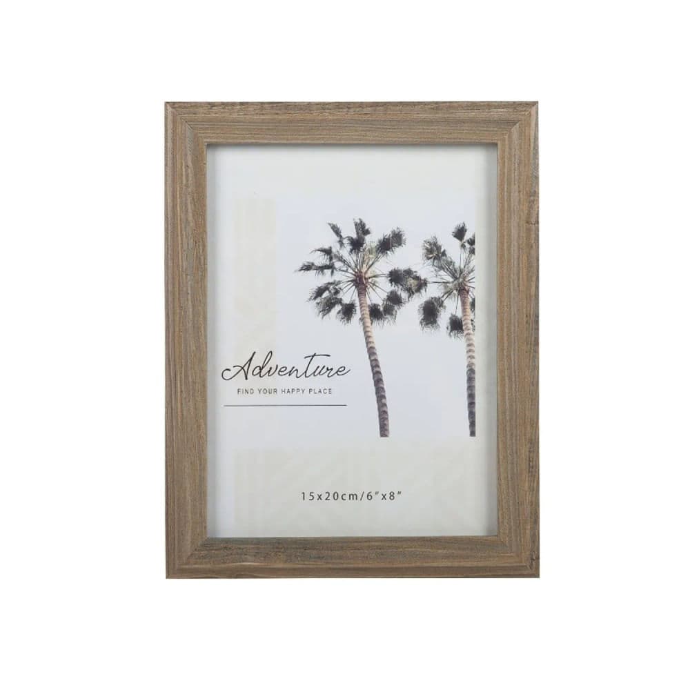 Porta Retrato Mdf Border Marrom - Tuut