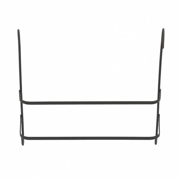 Porta Toalha Banho Barra Duplo Aço Carbono Black Arthi