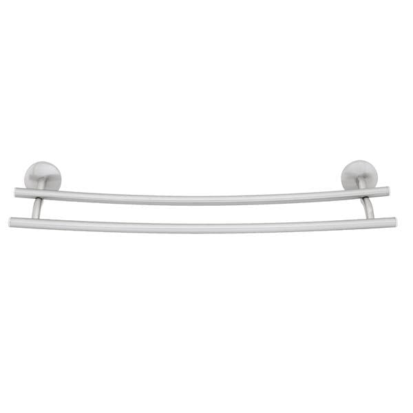 Porta Toalha Banho Barra Metal Escovado Parafuso 60cm Suite Sensea