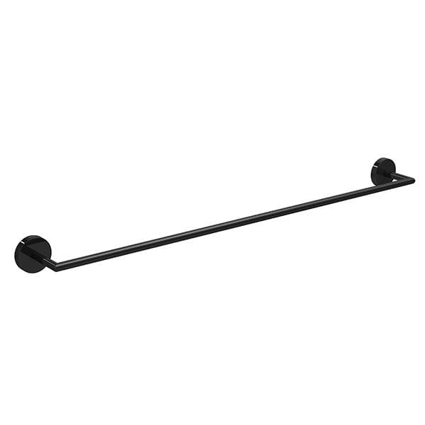 Porta Toalha Banho Disco 60cm Preto Deca