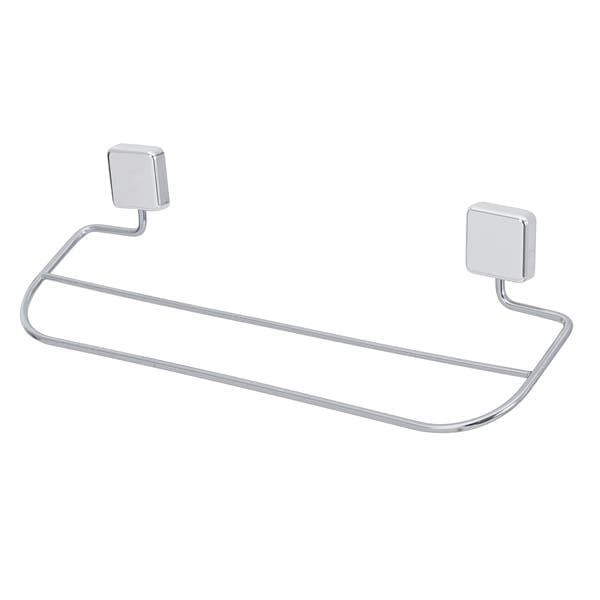 Porta Toalha Banho Elegance Cromado com Parafuso e Bucha Arthi