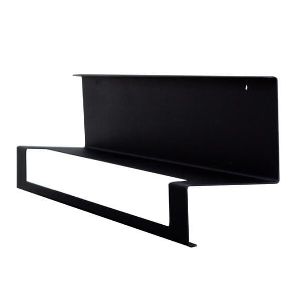 Porta Toalha de Parede Metal Preto 65cm Trend Dicompel
