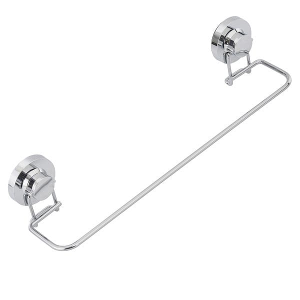 Porta Toalha de Rosto e Banho Aço Prata Brilhante 45cm 4000 Future