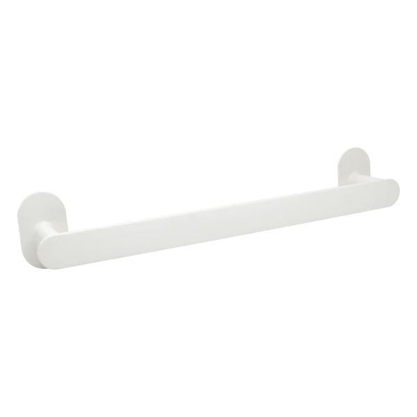 Porta Toalha de Rosto Parede Plástico Branco 57cm Easy Sensea