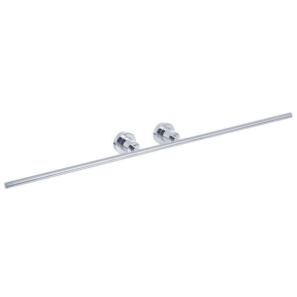 Porta Toalha Rosto e Banho Metal Barra Slim Deca