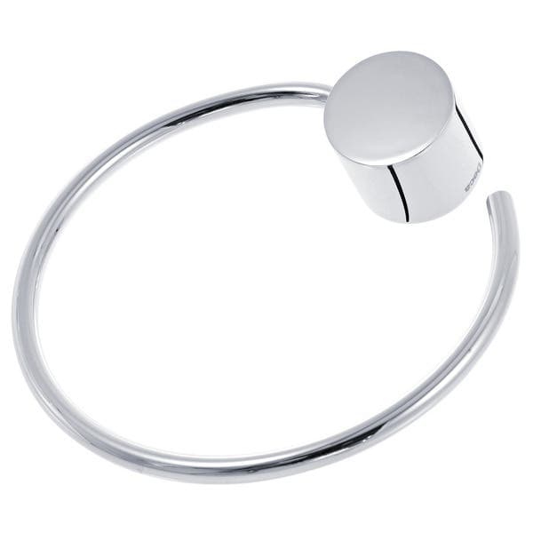 Porta Toalha Rosto Metal Argola Flex Deca