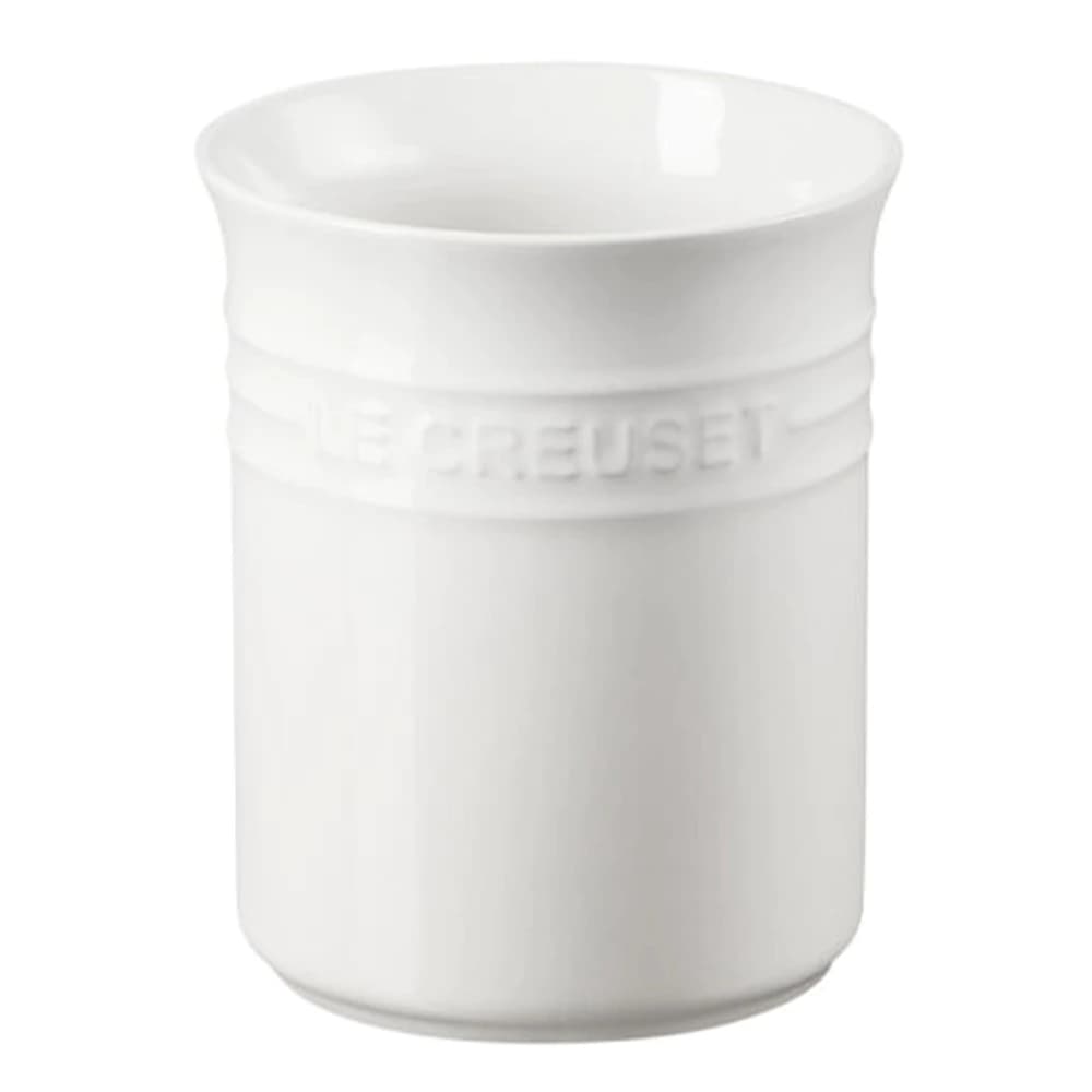 Porta Utensílios de Cerâmica Le Creuset Signature Branco 11x16CM