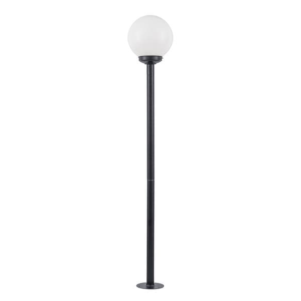 Poste de Jardim 1 Lâmpada Preto Metal 2,16m IP20 Blumenau