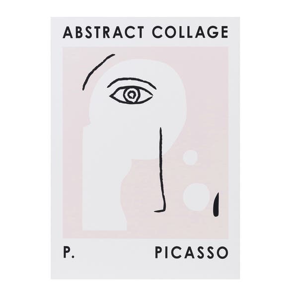 Pôster Face Olho Multicolorido 70x50cm Outlet dos Quadros