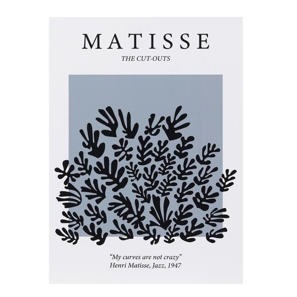 Pôster Matisse Corais Multicolorido 70x50cm Outlet dos Quadros