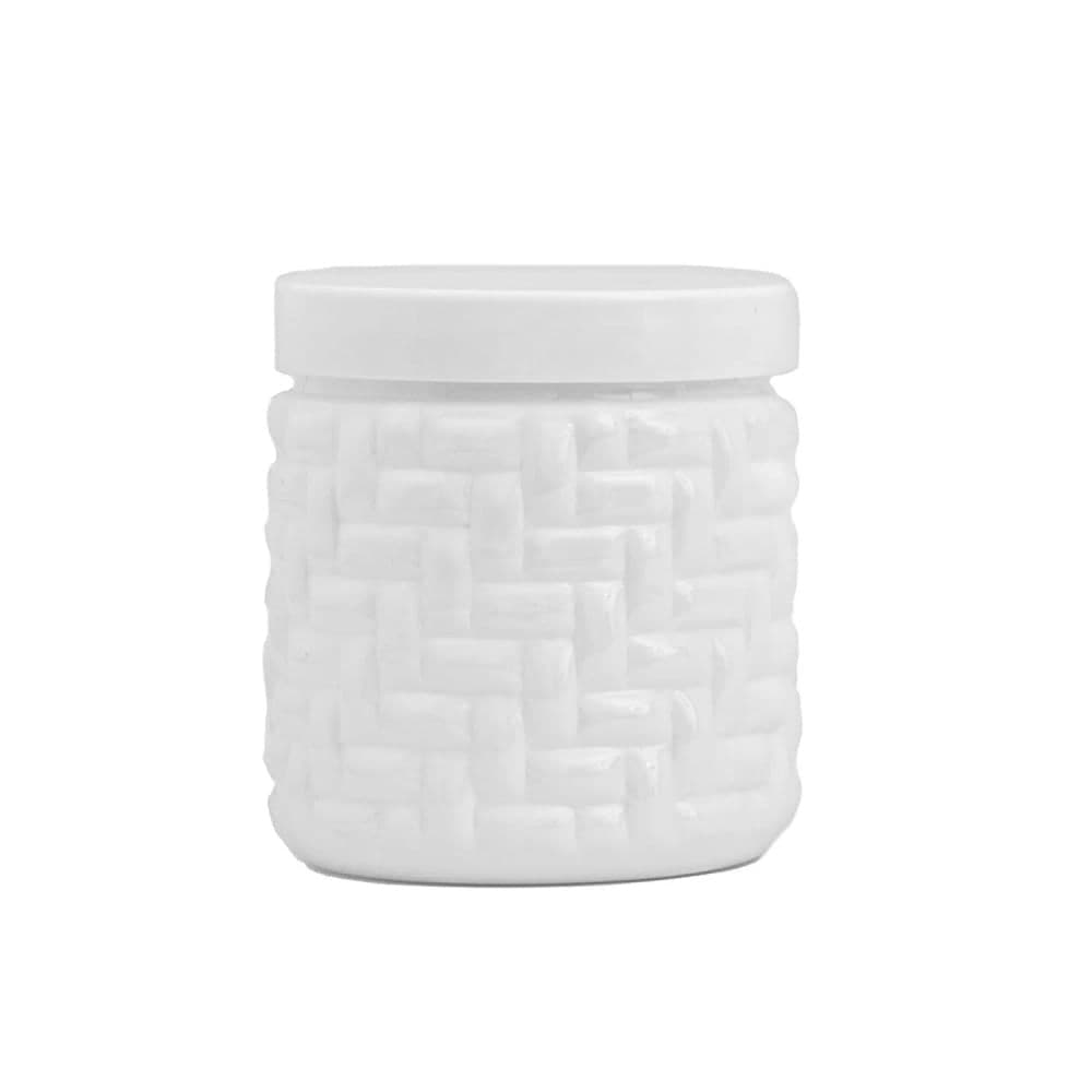 Pote com Tampa Mosaico 1l Branco - Bl Ud