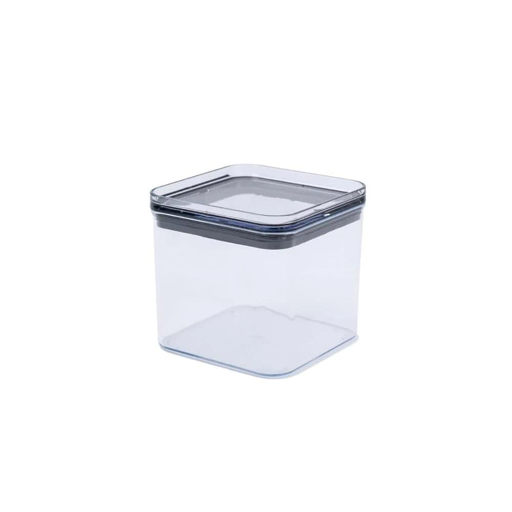 Pote de Mantimentos Quadrado 620mL Transparente - Oikos