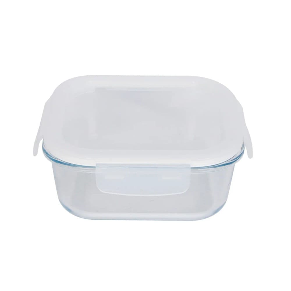 Pote de Vidro Hermético Quadrado com Tampa 800mL - Fratelli