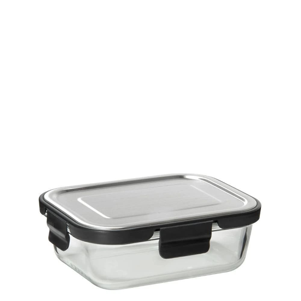 Pote Hermético de Vidro e Aço Inox 1l