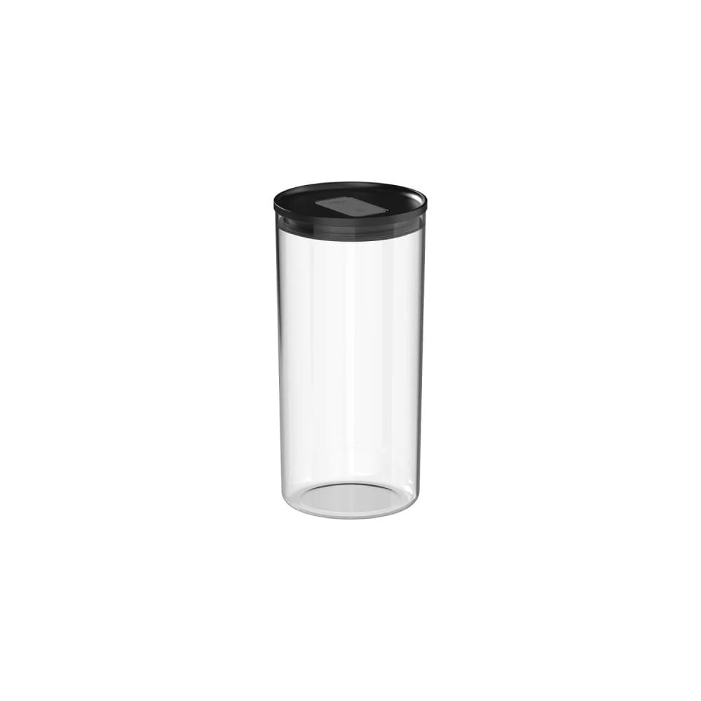 Pote Hermético Redondo Duo Lock 1,5l Preto - Ou
