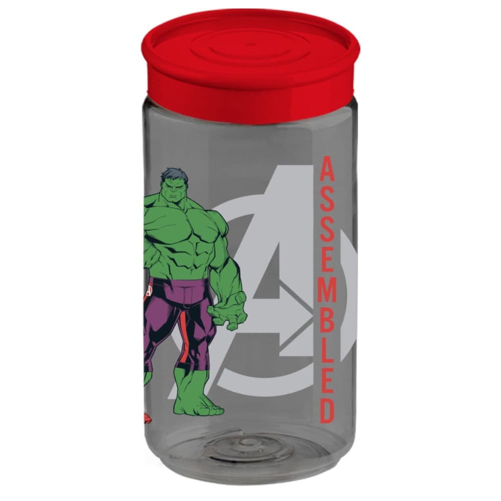 Pote Organiza Multiuso 350mL Avengers Vermelho - Tiba