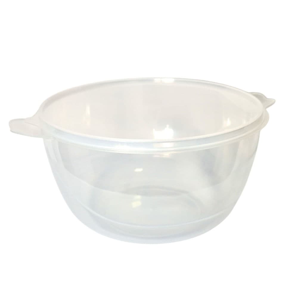 Pote Plástico Redondo com Tampa 6l Transparente - Prime