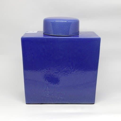 Pote Retangular Azul G Taj Home