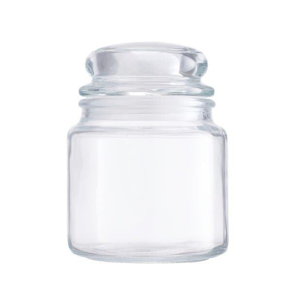 Pote Transparente de Vidro 500ml 10x14 Mozcada