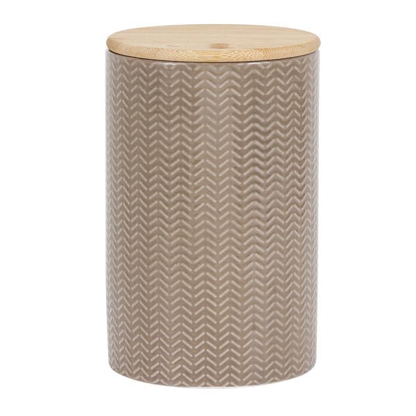 Pote Zig Zag Dolomita Fnd Com Tampa De Bambu Grande 1,5L - Oikos