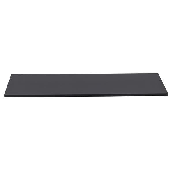 Prateleira de Madeira MDP Preta 90x30cm Decoração Spaceo