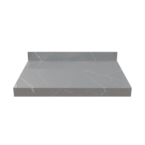Prateleira Unique 60cm Cinza Marmi Bongut