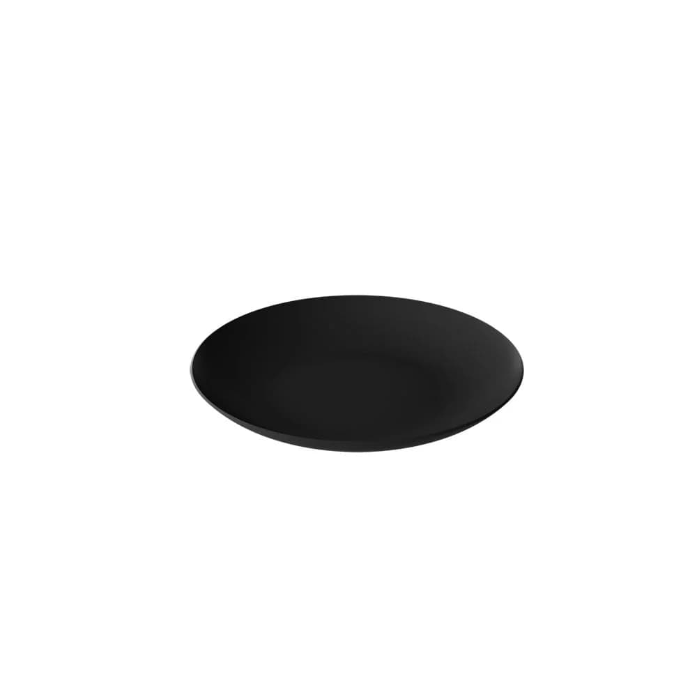 Prato de Sobremesa Cozy 18cm Preto — Coza · Ref. 2329